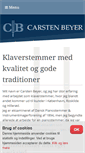 Mobile Screenshot of carstenbeyer.dk